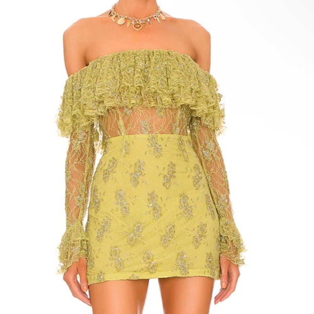 Castella Dress in Lime Green
retrofete
